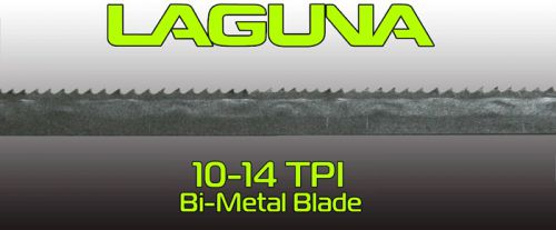 1/2&#034; x 10-14 tpi x 66.5&#034; bimetal bandsaw blade laguna tools metal cutting blade for sale