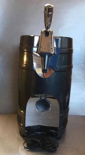 Compact 5 Liter Mini Kegerator Cooler, Gravity Beer Draft Fridge 110v AC, 12V DC