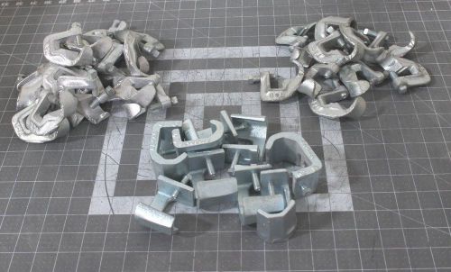 Lot of 40 assorted beam clamps c/o 20 t&amp;b 691 3/4&#034;,11 t&amp;b 691 1/2&#034;, 9 app aj100 for sale