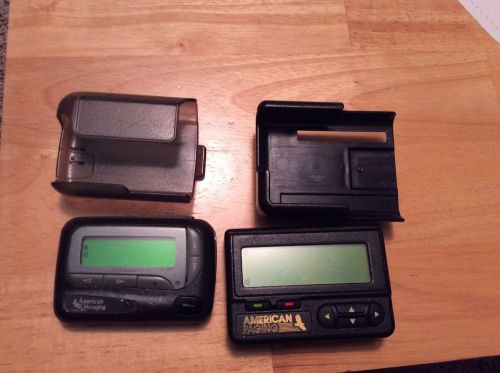 MOTOROLA ADVISOR PAGER 4 LINE DISPLAY with HOLSTER /MOTOROLA  FLEX with HOLSTER