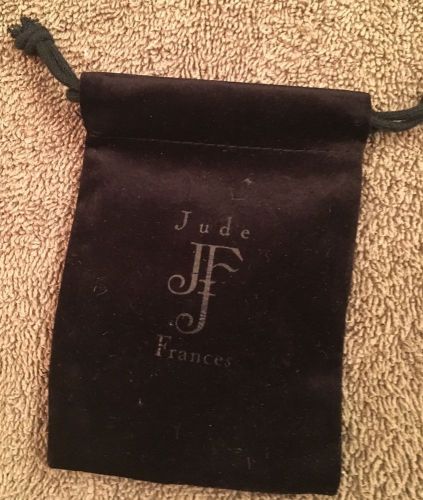 Jude Francis Black Velvet Jewelry Pouch