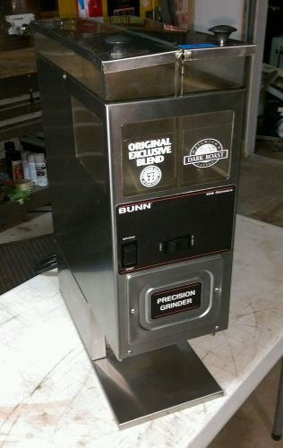 Bunn Coffee Bean Grinder Model# G92 S-HD Dual Hopper Portion Control OUR# 7