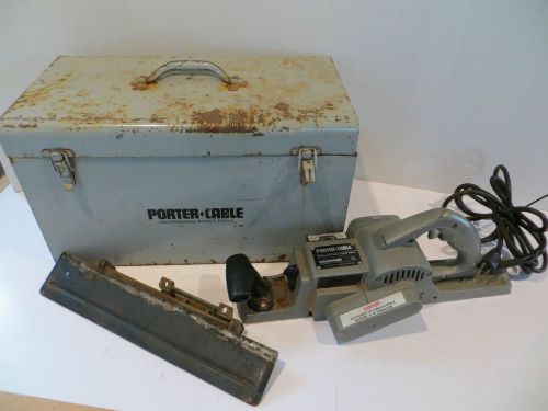 Porter Cable Model 653 EDH Versa Plane With Fence and Metal Box