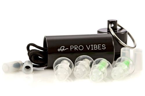 Pro Vibes High Fidelity Ear Plugs - 2 Pairs Professional Noise Cancelling Earplu