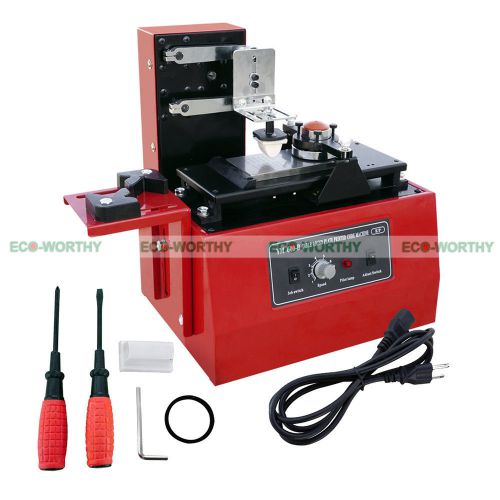 220V Electric Pad Printer Printing Press Machine DIY Transfer for Logo YM600-B