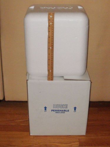 PROPAK Insulated Carton cooler 8&#034; Length x 6&#034; Width x 9&#034; Depth with shipping box