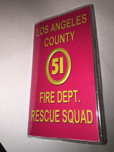 Cool LA County Squad 51 Emergency Firefighter   2016- 2017  2 year Planner Cal