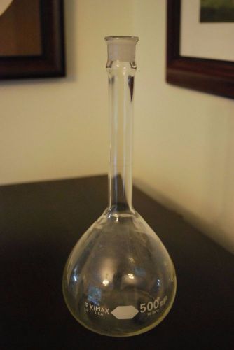 Kimax 500 ml volumetric flask for sale