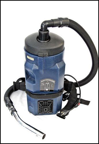 Electroklean power rocket commercial backpack vacuum with hepa filter and hose for sale