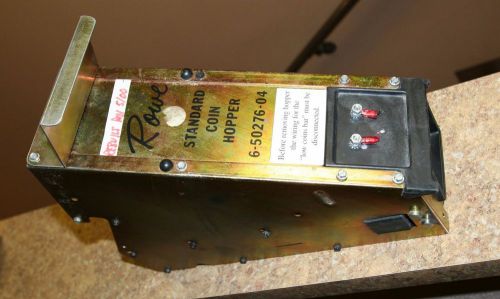 Rowe bill changer machine standard size hopper, part no. 65027604  Tested Good