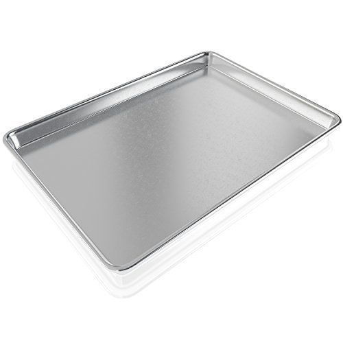 Bakeitfun aluminum commercial half sheet 13x18 inches | usa standard cookie pan for sale