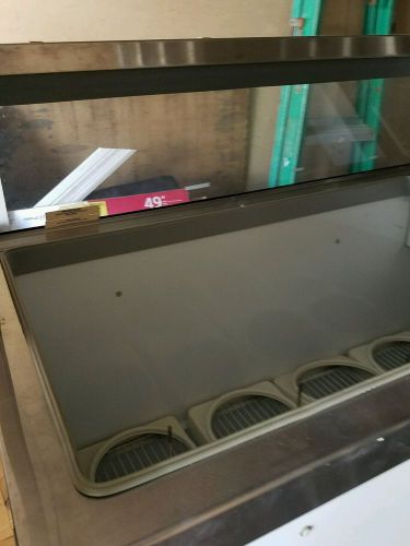 Ice cream freezer display case