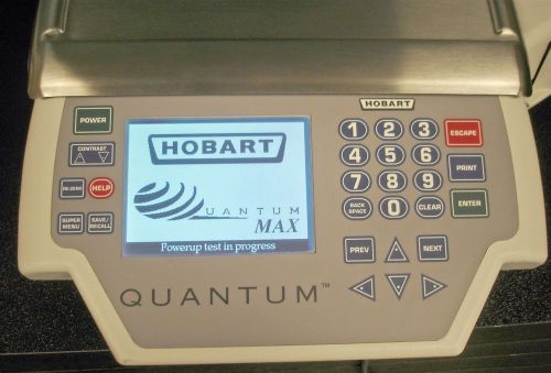 Hobart quantum max -qmax commercial deli scale &amp; printer 29252-bj for sale