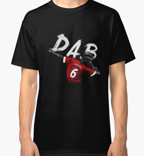 New paul pogba dab mu men&#039;s black tees tshirt clothing for sale