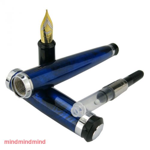 Baoer 508 Magic Blue Polished Medium Nib Fountain Pen