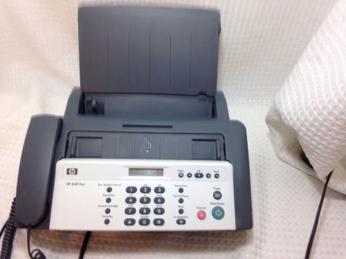 hp 640 fax with cords