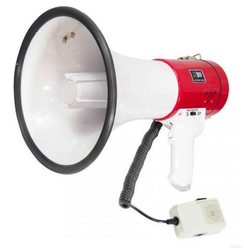 Professional piezo dynamic megaphone pyle 50 pro watts usb  function red 50w for sale