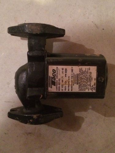 Taco 007-F5 Cast Iron Cartridge Circulator Pump  1/25 HP