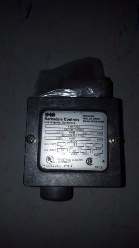 IMO Barksdale Controls Actuated Pressure Switch, E1H-H250