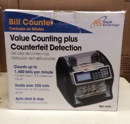 Royal Sovereign RBC-4500 Bill Counter with UV and Magnetic Counterfeit Detection