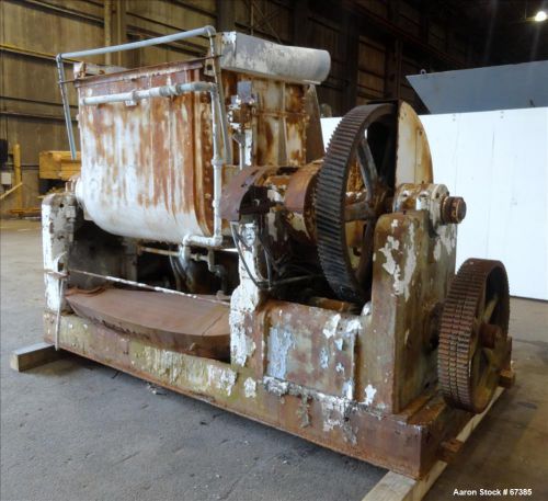 Used- j.h. day double arm mixer, carbon steel, model 150 mogul. 150 gallon worki for sale