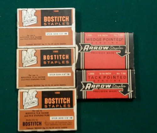 Lot of Vintage ARROW and BOSTITCH Staples