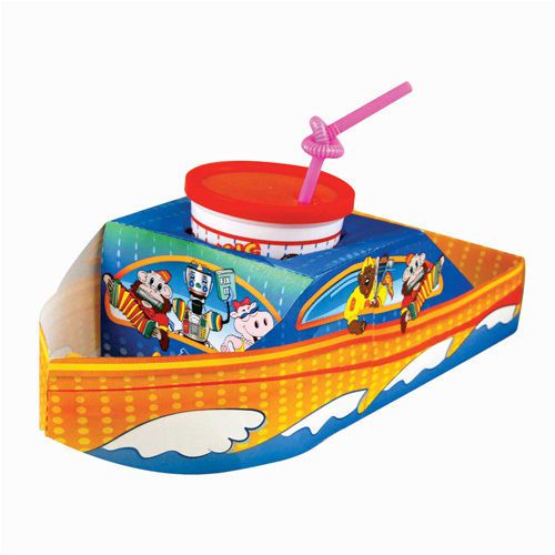 30 Kids Paper Party Meal Tray, Racing Car or Boat theme. Beach Wedding favor