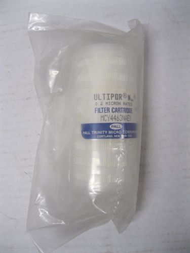 Pall mcy4463naey ultipor n66 pleated nylon filter cartridge 0.2 micron 5&#034; (k4) for sale
