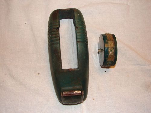 Vintage minnesota 3m scotch tape whale tail green  dispenser, cast iron 6 lbs for sale