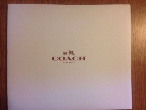 1 New Coach Gift Box 12.5&#034; x 10.5&#034; x 4.5&#034; + Tissue