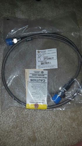 Western enterprises- part sp flexible pt. 1/4 &#034; stainless steel braided hose for sale