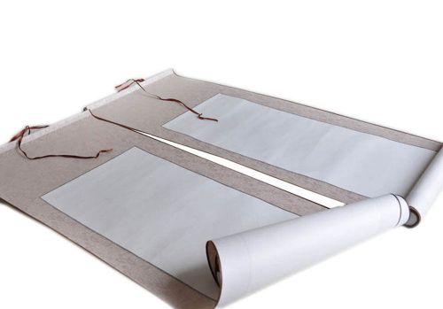 Set of 2 Dui Lian Xuan Paper Scroll Handmade Hanging Scroll (Color may vary)