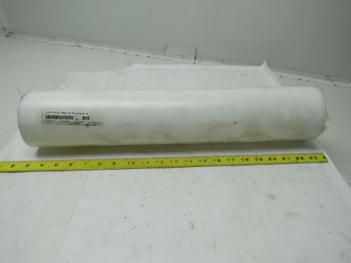 UHMW Natural White Plastic Tube 4&#034; OD 3&#034; ID 20&#034; Long