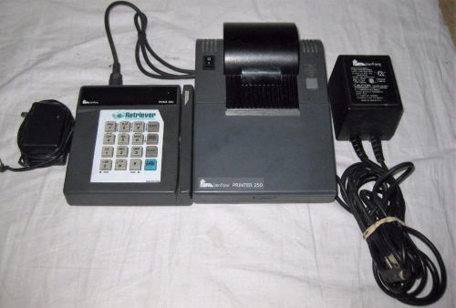 Verifone tranz 380 pinpad and printer 250 + power adapters for sale