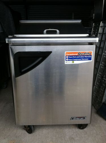 Turbo Air TST-28SD 27&#034; Super Deluxe Sandwich/Salad Prep Table