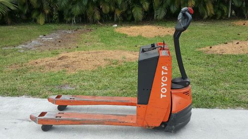 TOYOTA ELECTRIC PALLET JACK 6HBW23 4500 LBS ONLY 378 HOURS