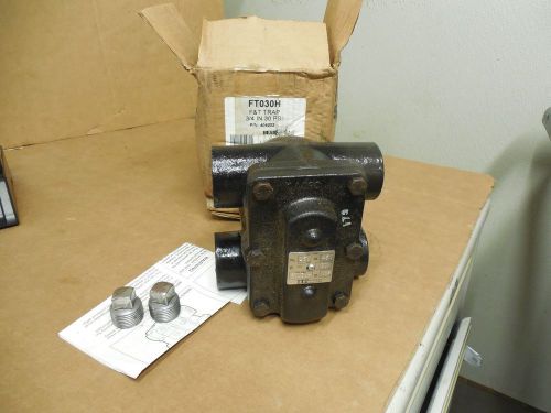 HOFFMAN FLOAT AND THERMOSTATIC STEAM TRAP FT030H 404202 3/4&#034; NPT 30 PSI NEW