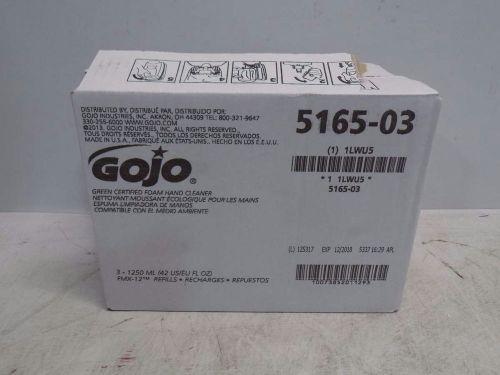 GoJo 5165-03 Green Certified Foam Hand Cleaner (3/Case)