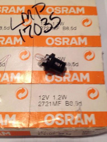 2pcs Osram 2721MF 12V 1.2W BX8.5d Indicator Lamps