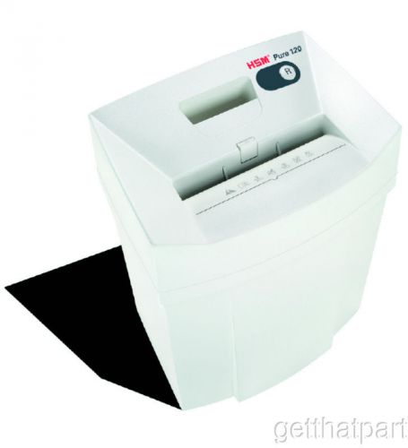 Hsm pure 120 12-14 sheet stripcut german made paper shredder new 2310 for sale