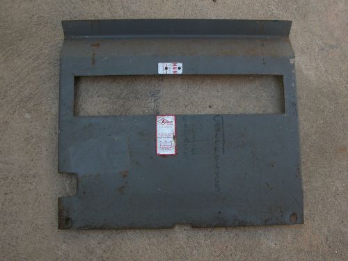 Zinsco 100-125 amp Circuit Breaker Panel Dead Front  Cover