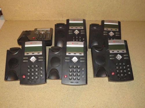 ^^ POLYCOM PHONES - LOT OF 6 - SOUNDPOINT IP 335 - PHONES ONLY (PCAB)