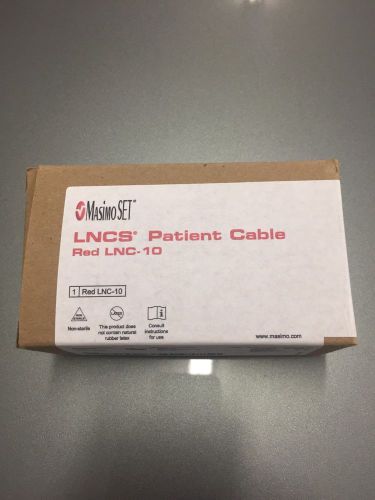 Genuine NEW Masimo Red LNC-10 SpO2 Extension Cable LNCS RED 20 Pin (Ref:  2056)
