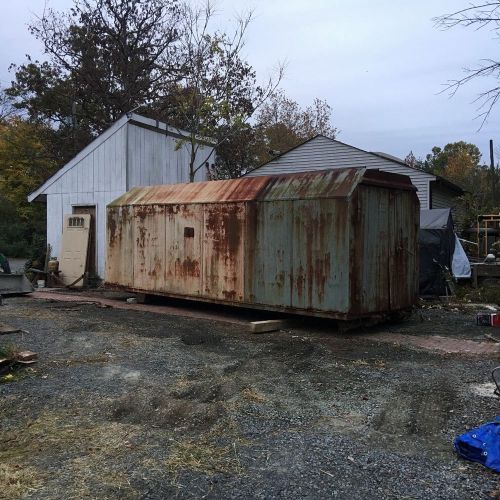 Storage cargo container 20&#039; $400 roll-off enclosure (fairfax) hide this posting for sale