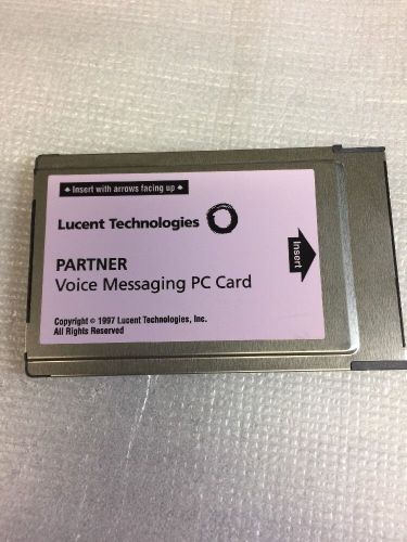 Lucent Partner Voice Messaging Pic Card