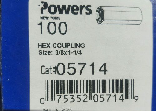 3/8-16 X 1-1/4&#034; hex coupling nut zinc (500pcs)