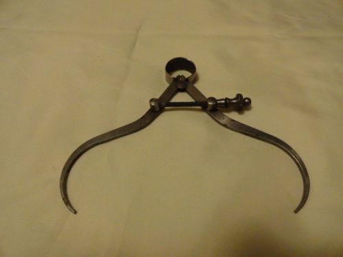 SAMPSON * 5&#034; HIGH TOOLMAKERS SPRING TYPE CALIPERS * SOLID NUT * 4&#034; OUTSIDE DIA.