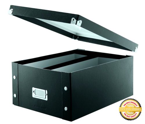 Snap-N-Store Double Wide CD Storage Box Black (SNS01658)