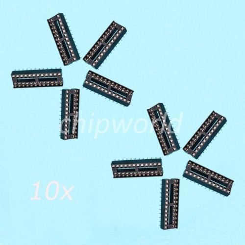 10PCS DIP 24 pins narrow IC Socket Adaptor Solder Type Socket