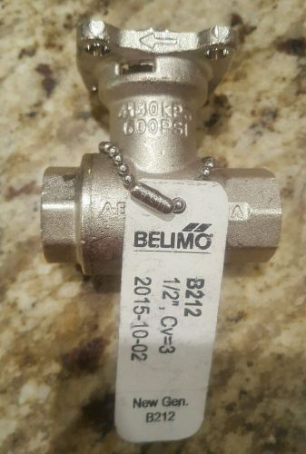 BRAND NEW 1/2&#034; BELIMO B212 2-WAY STAINLESS CONTROL VALVE CV-3